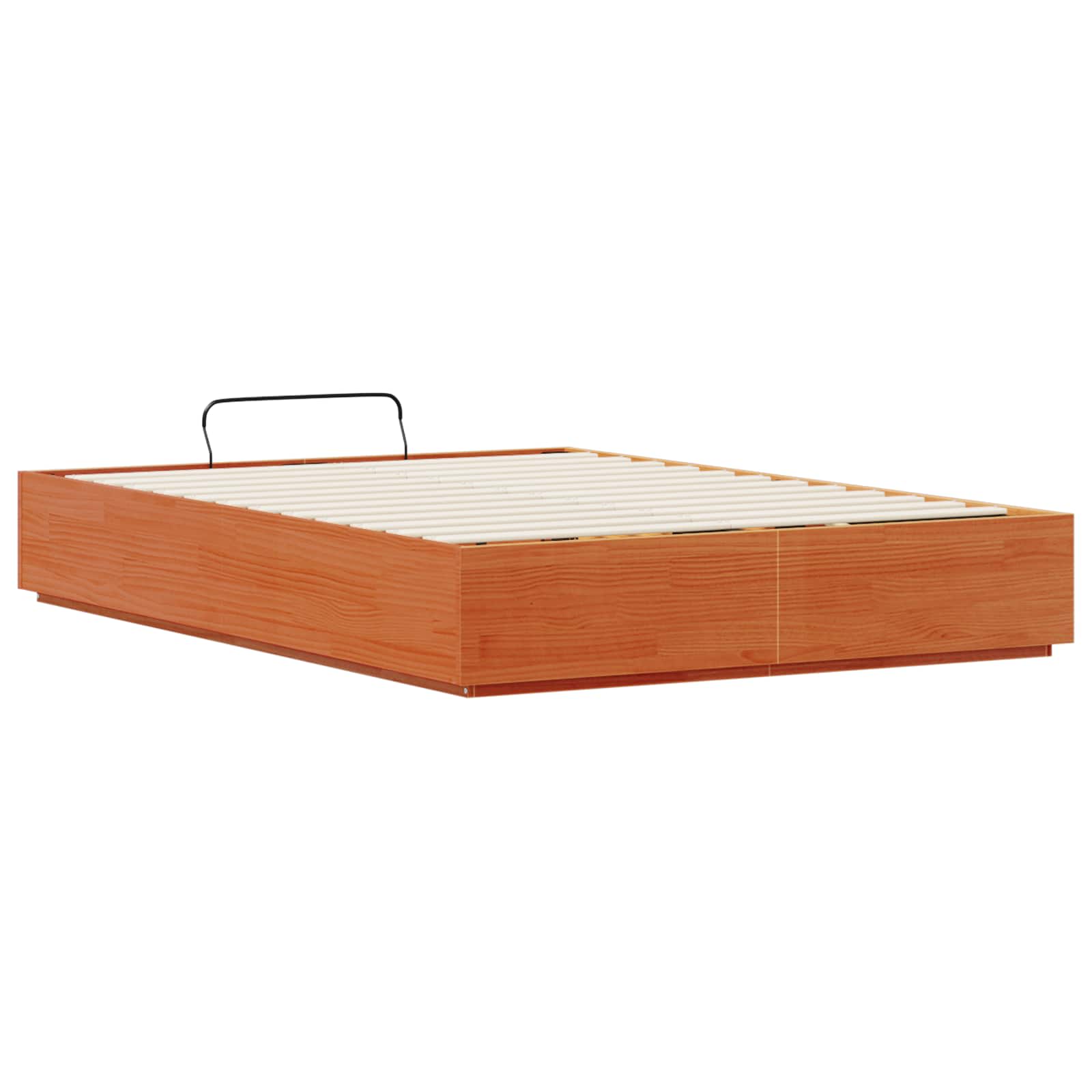 Ottoman Bettgestell Wachsbraun 140 x 190 cm