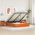 Ottoman Bettgestell Wachsbraun 150 x 200 cm