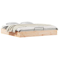 Ottoman Bettgestell mit Stauraum Natur 180 x 200 cm