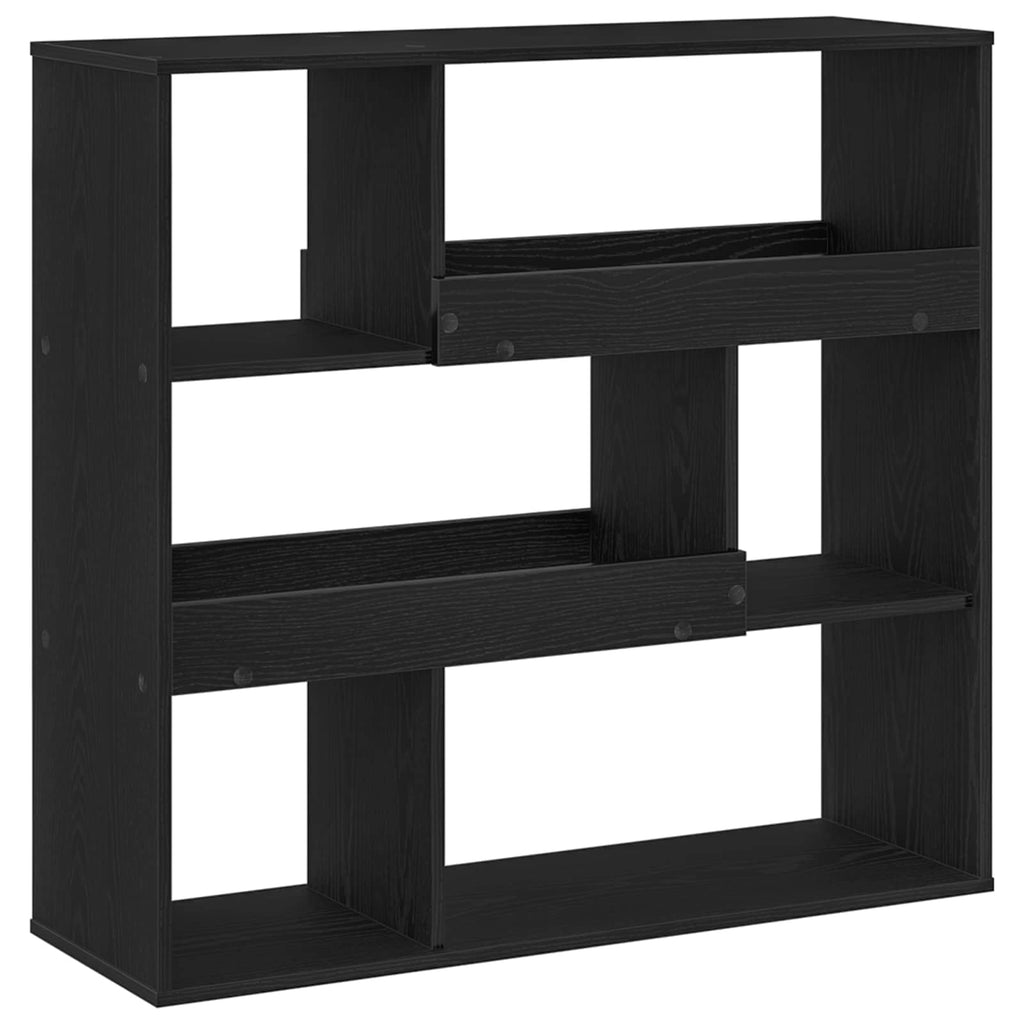 Bücherregal Schwarz Eichen-Optik 100 x 33 x 94,5 cm