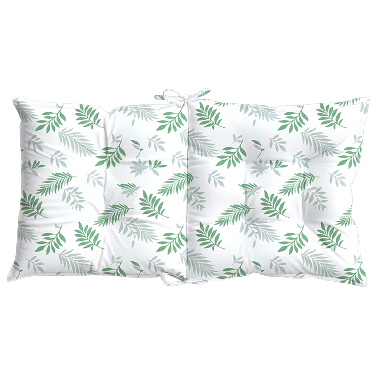Outdoor-Kissen 2 pcs Feines Blattmuster 100 x 50 x 7 cm