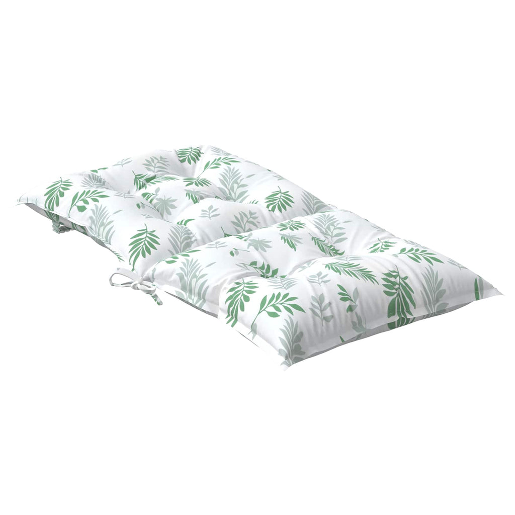 Kissen für draußen 6 pcs Weiß 100 x 50 x 7 cm Stoff