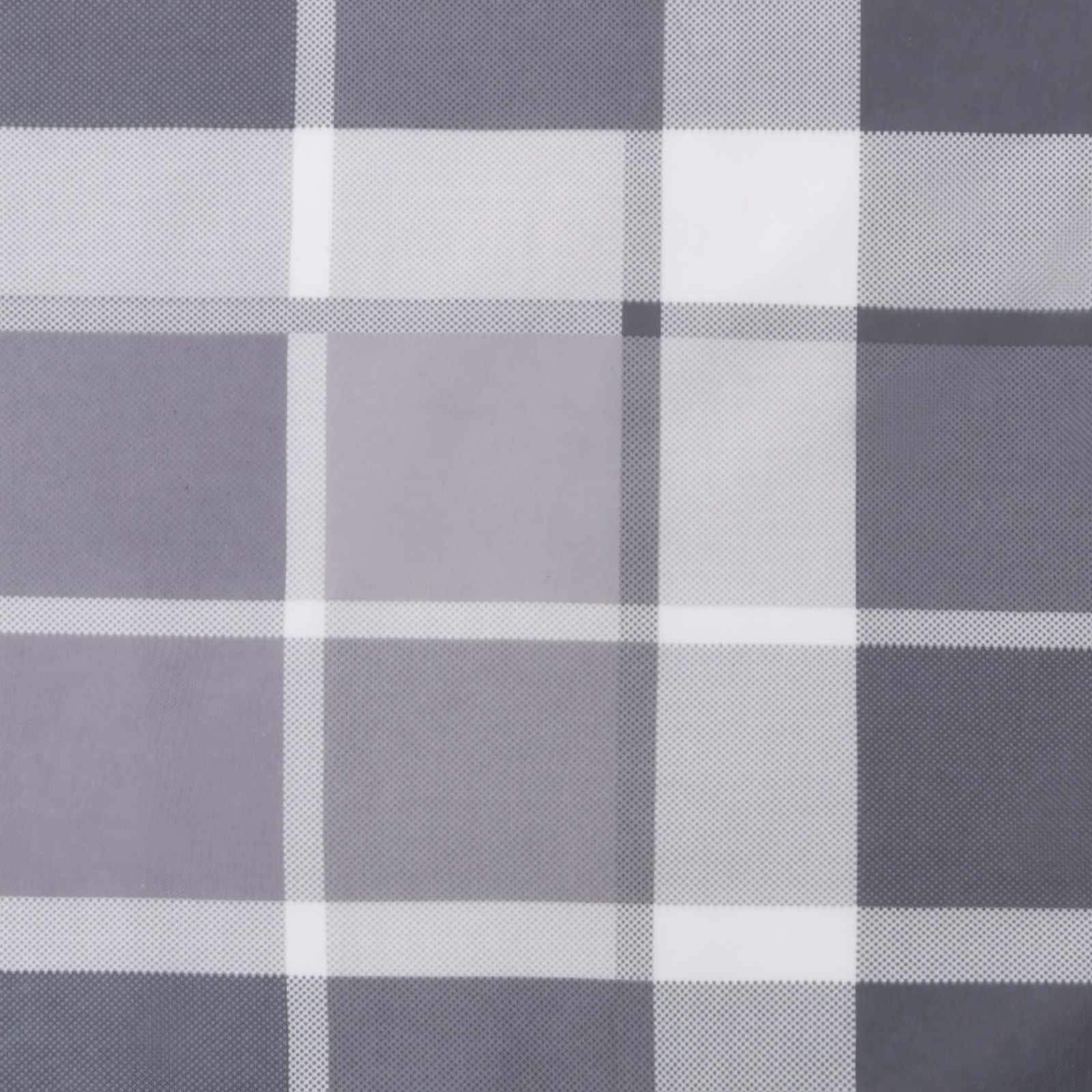 Kissen für draußen Kariert 4 pcs Grau kariert 40 x 40 cm Stoff