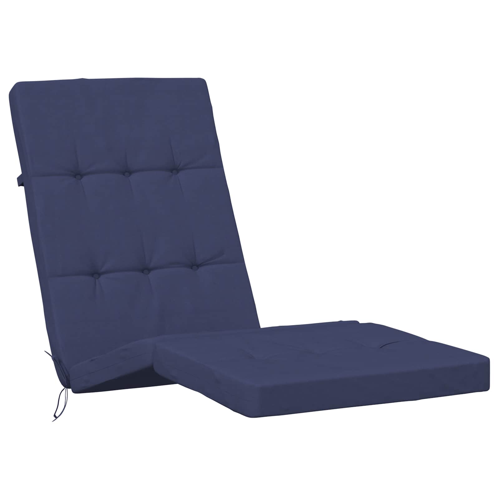 Kissen für draußen 2 pcs Marineblau 180 x 55 x 7 cm Stoff