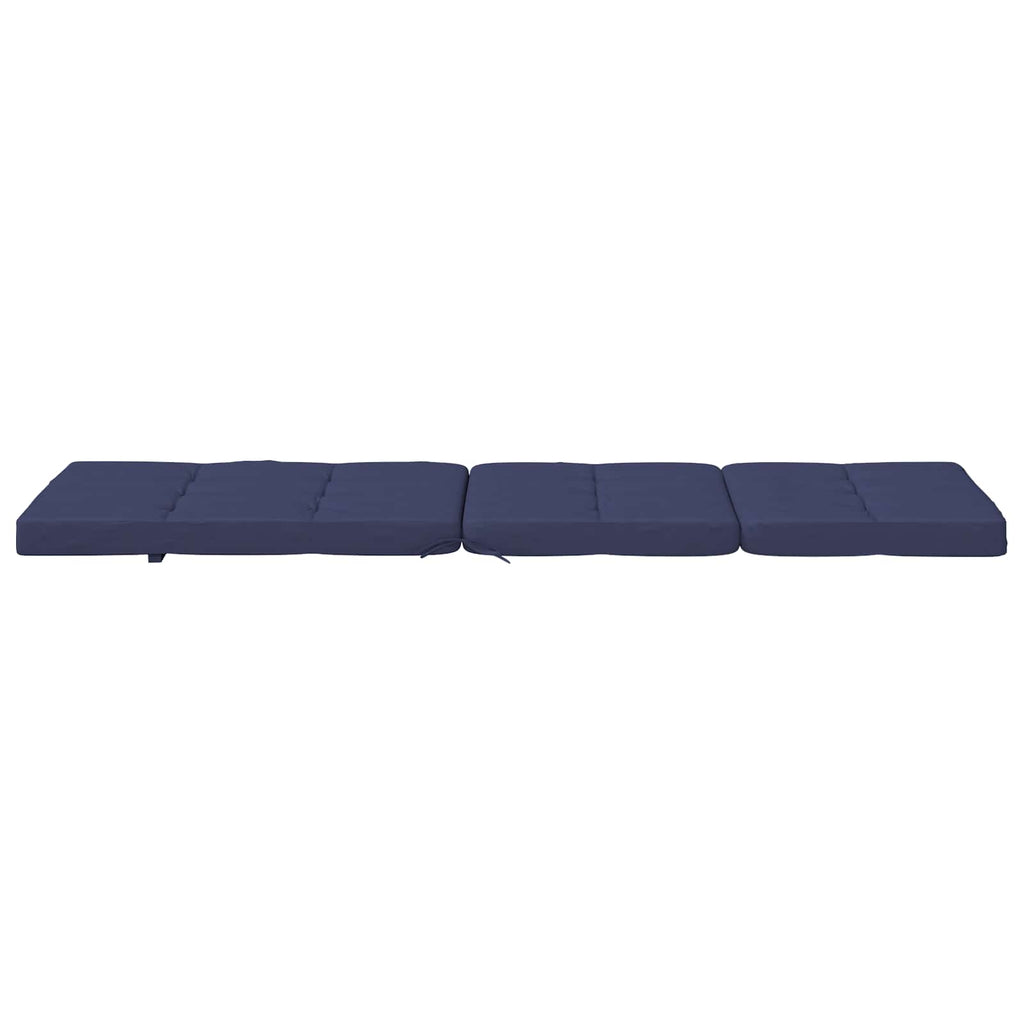 Kissen für draußen 2 pcs Marineblau 180 x 55 x 7 cm Stoff