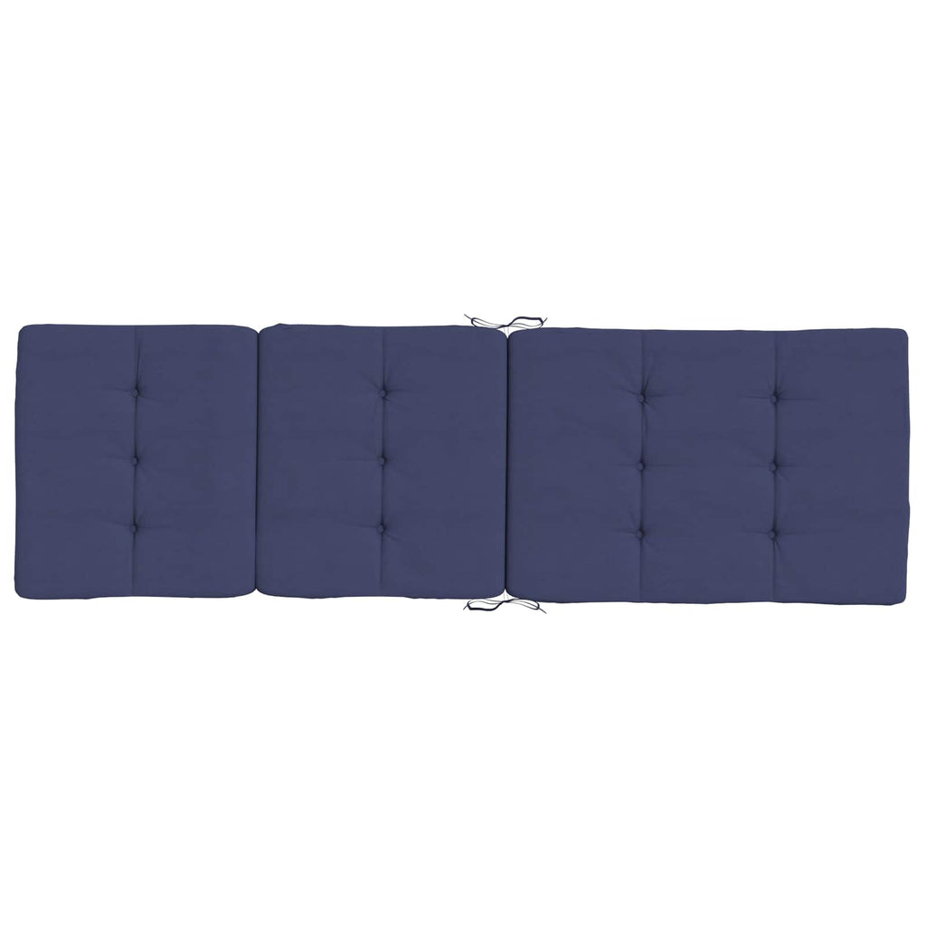 Kissen für draußen 2 pcs Marineblau 180 x 55 x 7 cm Stoff