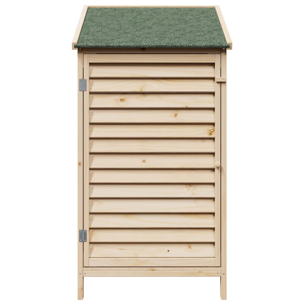 Gartenschuppen Natur 59 x 56 x 113,5 cm Massivholz aus Fichte