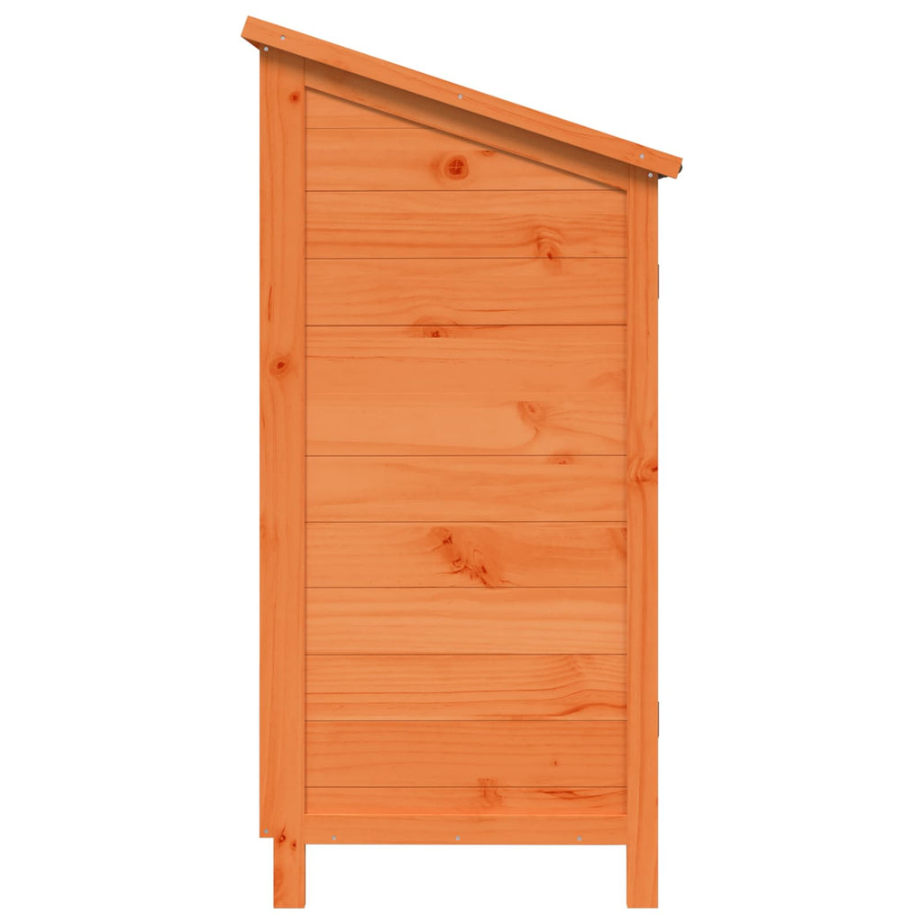 Gartenschuppen Braun 59 x 56 x 113,5 cm Massivholz aus Fichte