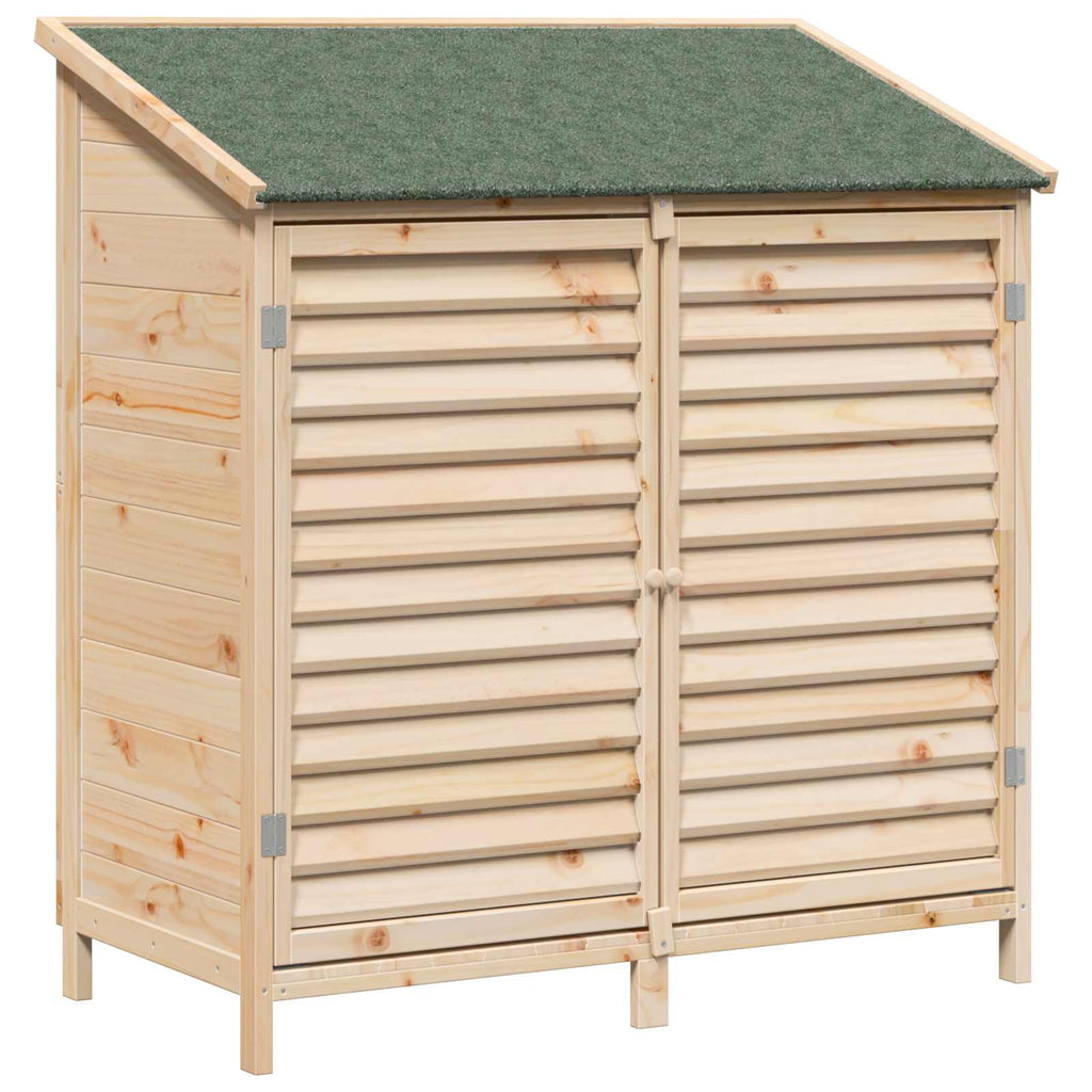 Gartenschuppen Natur 106 x 56 x 113,5 cm Massivholz aus Fichte