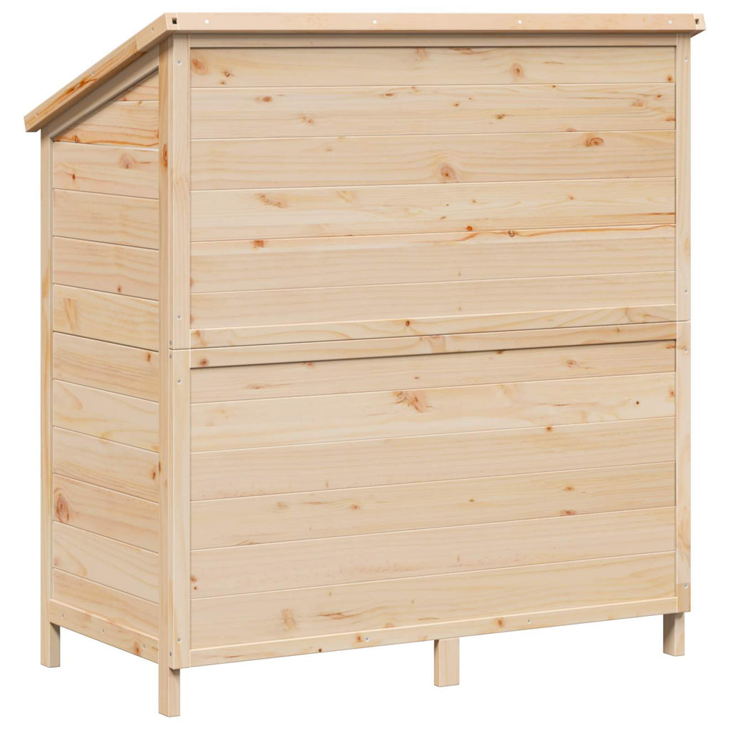 Gartenschuppen Natur 106 x 56 x 113,5 cm Massivholz aus Fichte