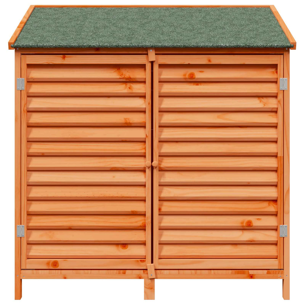 Gartenschuppen Braun 106 x 56 x 113,5 cm Massivholz aus Fichte