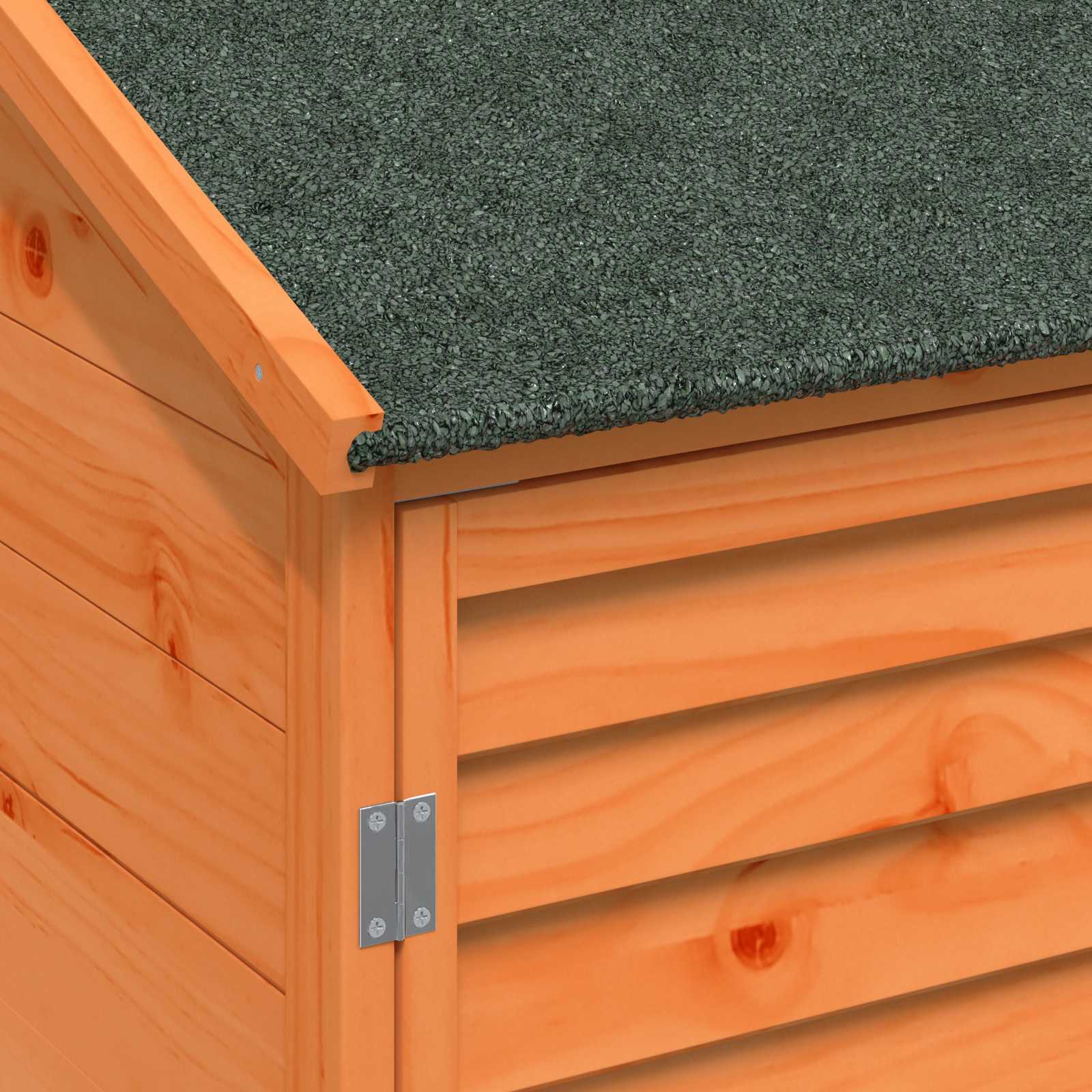 Gartenschuppen Braun 59 x 56 x 176 cm Massivholz aus Fichte