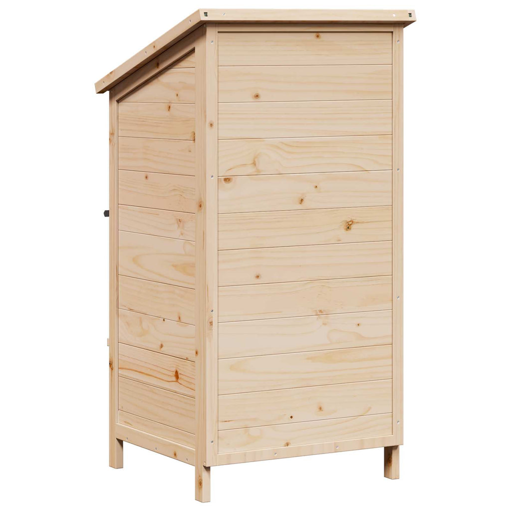 Gartenschuppen Natur 59,5 x 56 x 113,5 cm Massivholz aus Fichte