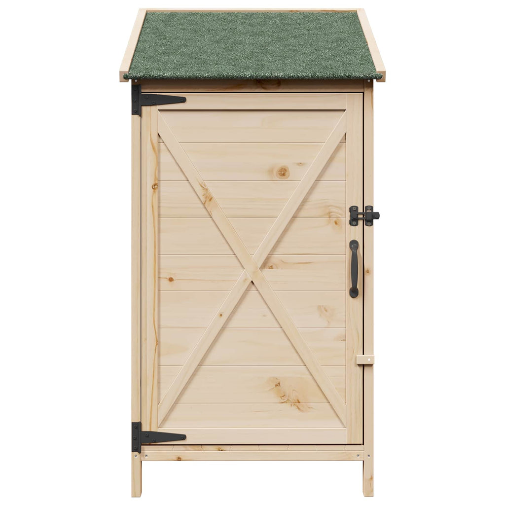 Gartenschuppen Natur 59,5 x 56 x 113,5 cm Massivholz aus Fichte