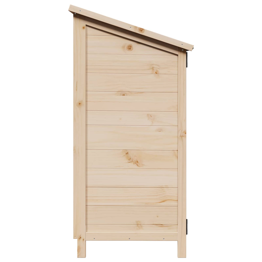 Gartenschuppen Natur 59,5 x 56 x 113,5 cm Massivholz aus Fichte