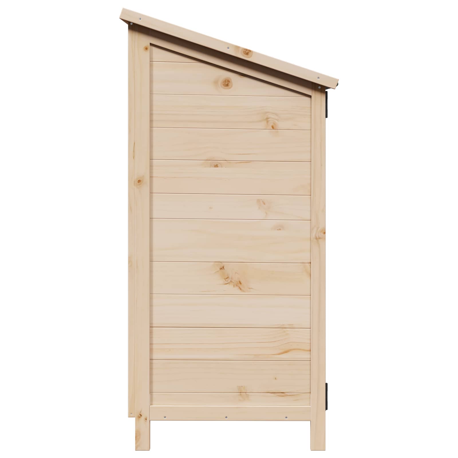 Gartenschuppen Natur 59,5 x 56 x 113,5 cm Massivholz aus Fichte