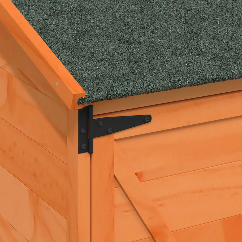 Gartenschuppen Braun 59,5 x 56 x 113,5 cm Massivholz aus Fichte