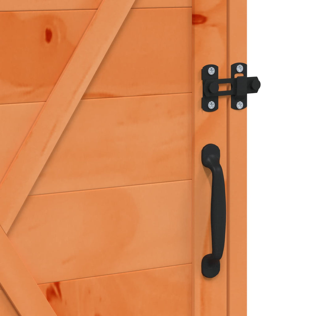 Gartenschuppen Braun 59,5 x 56 x 113,5 cm Massivholz aus Fichte