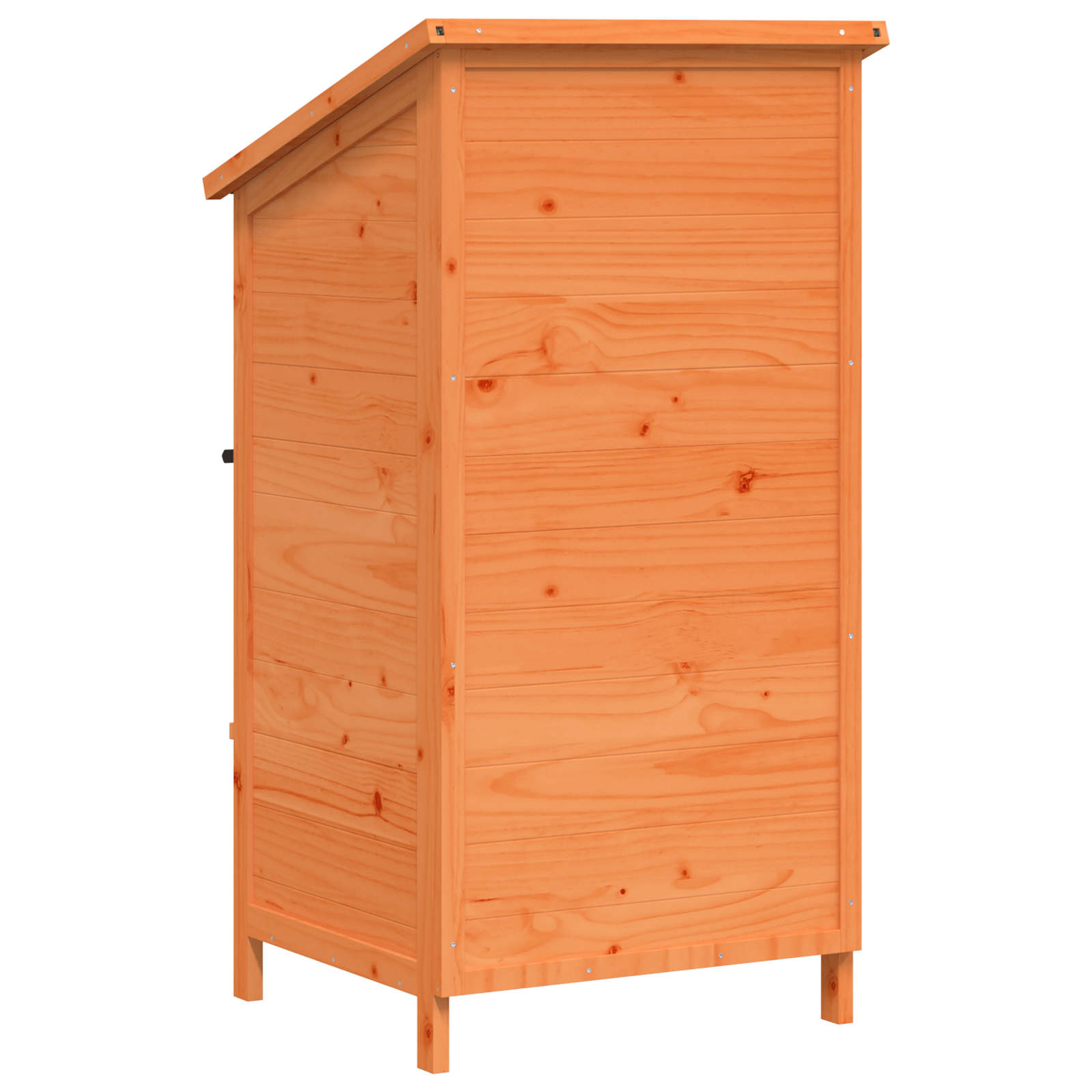 Gartenschuppen Braun 59,5 x 56 x 113,5 cm Massivholz aus Fichte