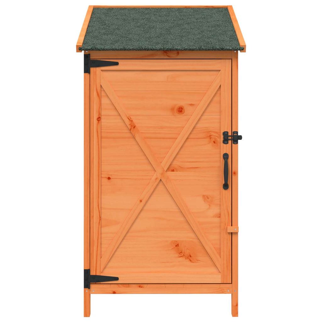 Gartenschuppen Braun 59,5 x 56 x 113,5 cm Massivholz aus Fichte