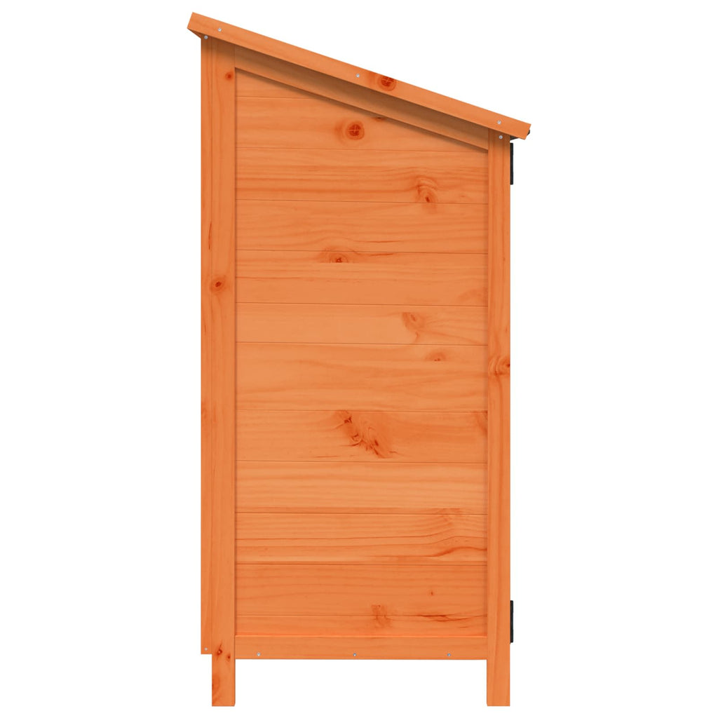 Gartenschuppen Braun 59,5 x 56 x 113,5 cm Massivholz aus Fichte