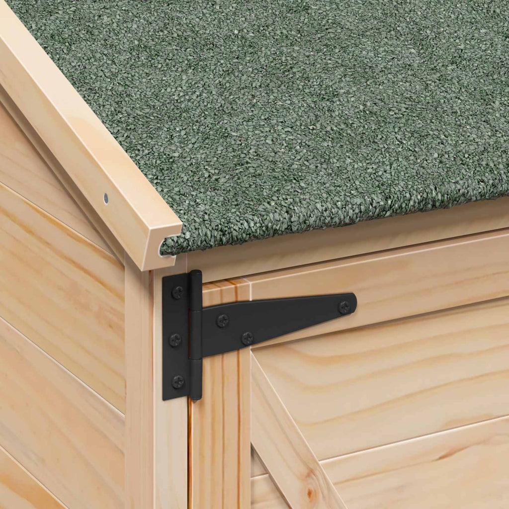 Gartenschuppen Natur 106 x 56 x 113,5 cm Massivholz aus Fichte
