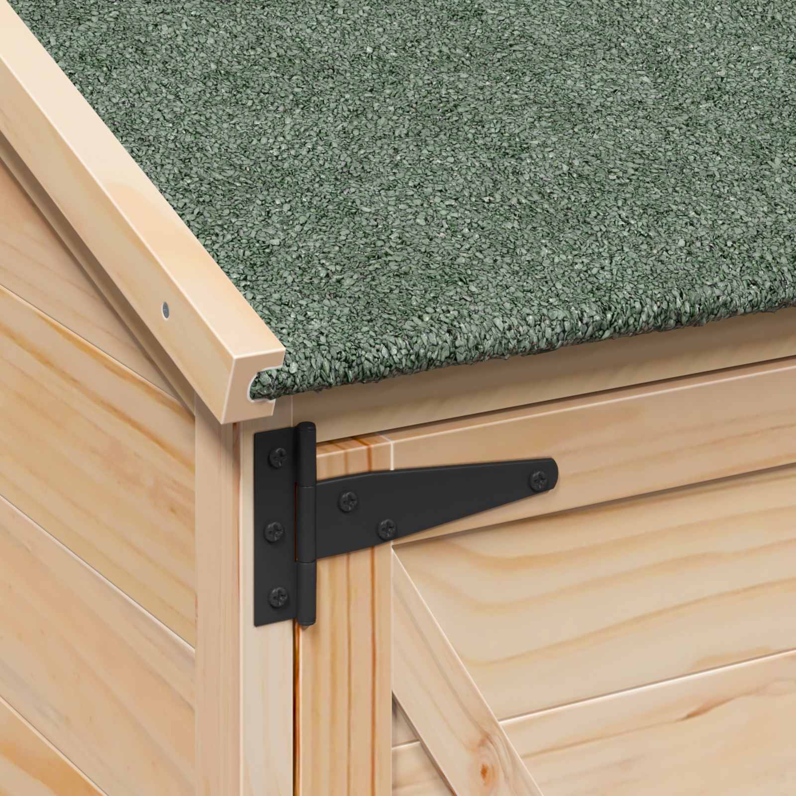 Gartenschuppen Natur 106 x 56 x 113,5 cm Massivholz aus Fichte