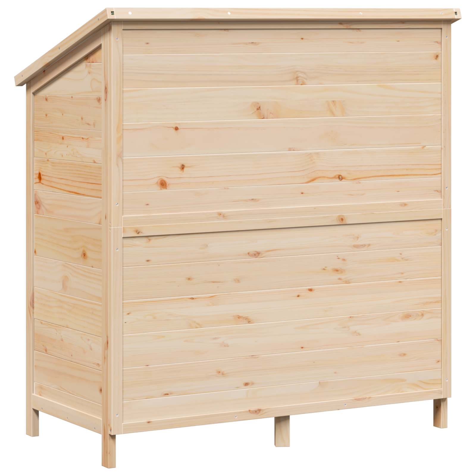 Gartenschuppen Natur 106 x 56 x 113,5 cm Massivholz aus Fichte