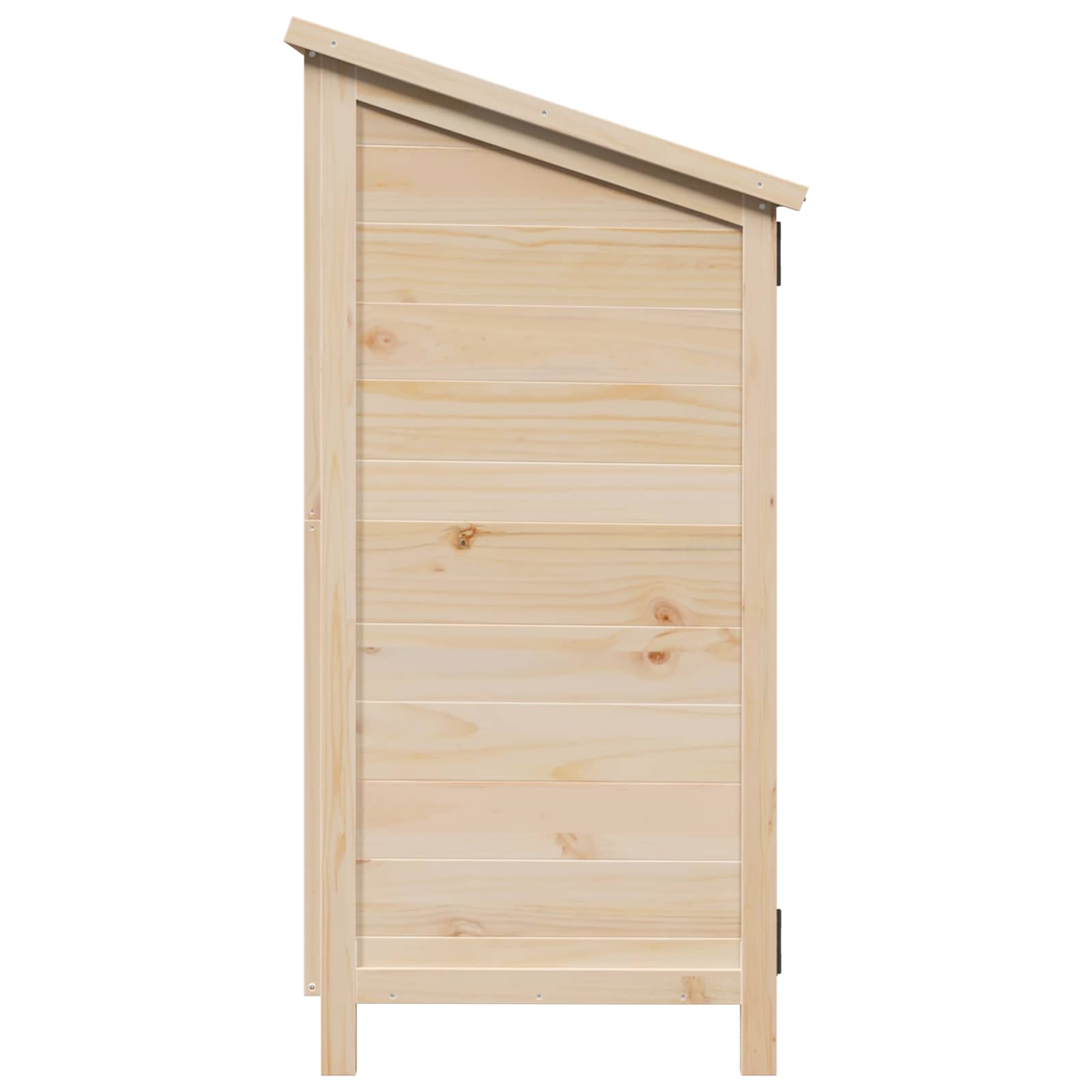 Gartenschuppen Natur 106 x 56 x 113,5 cm Massivholz aus Fichte