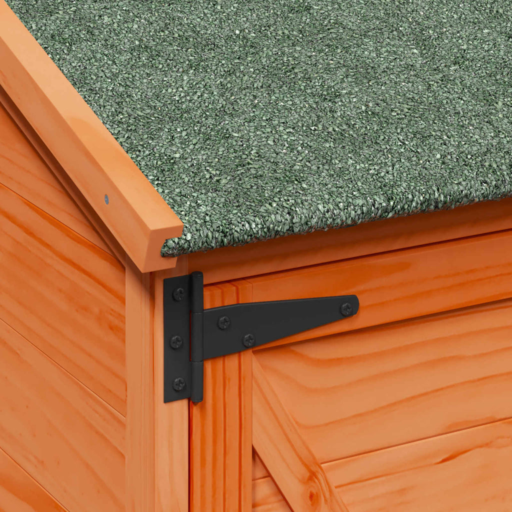 Gartenschuppen Braun 106 x 56 x 113,5 cm Massivholz aus Fichte