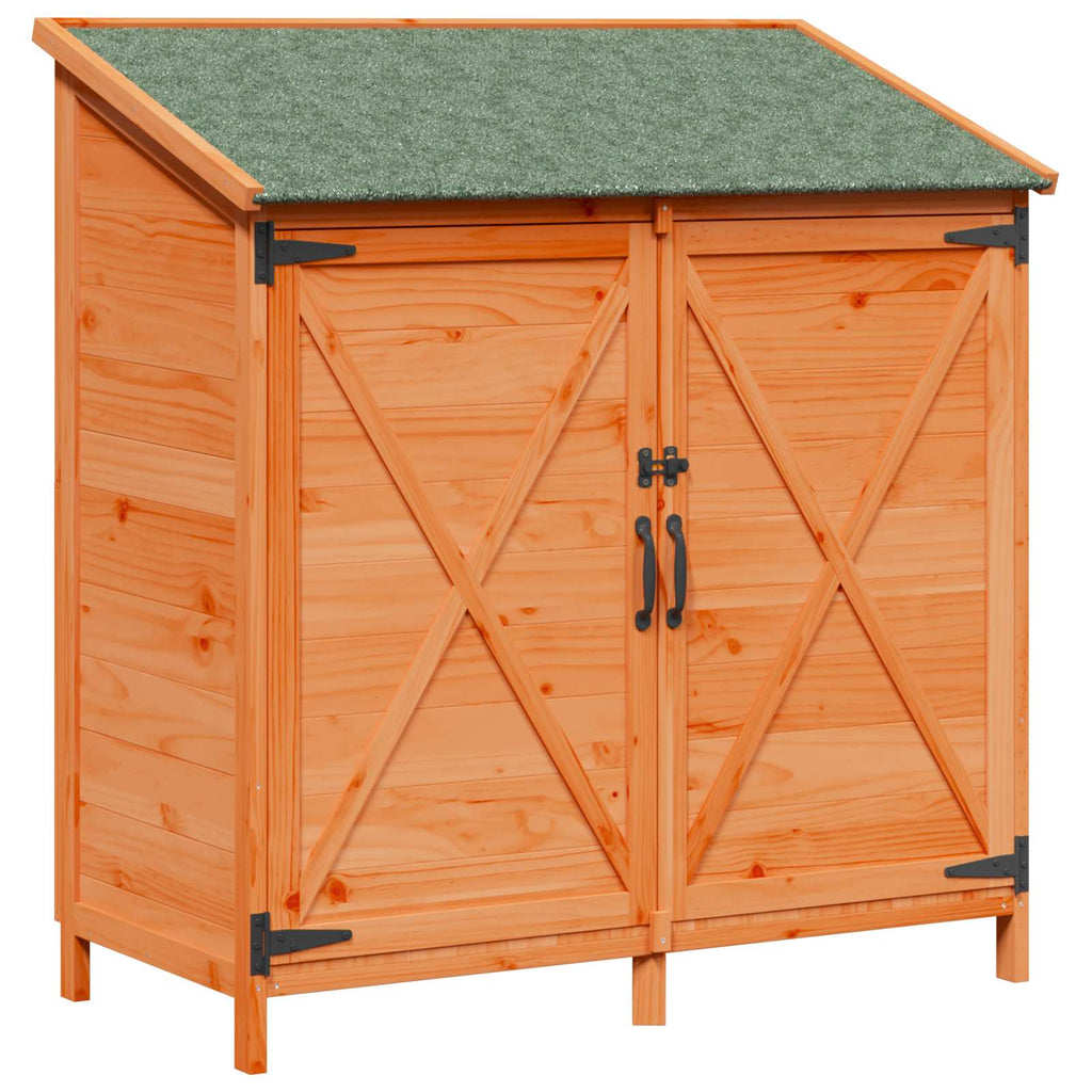 Gartenschuppen Braun 106 x 56 x 113,5 cm Massivholz aus Fichte