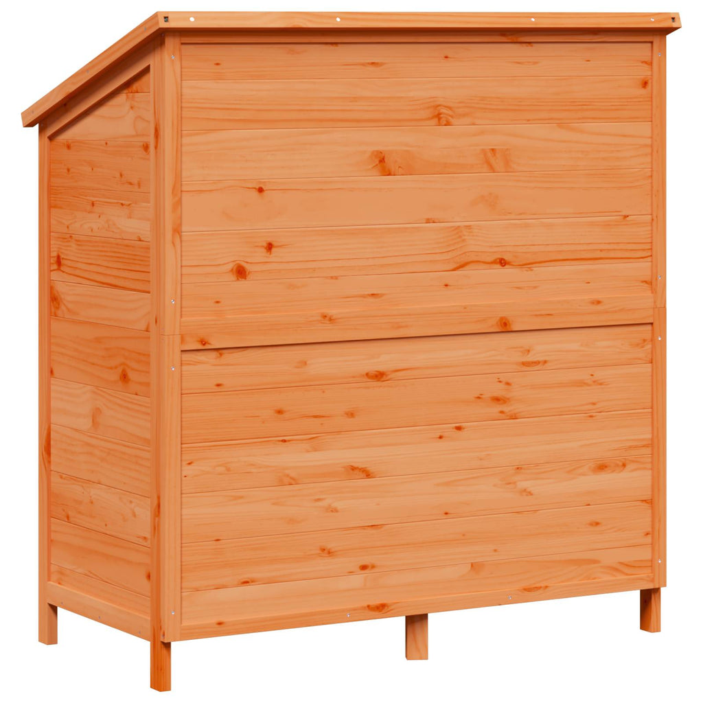 Gartenschuppen Braun 106 x 56 x 113,5 cm Massivholz aus Fichte