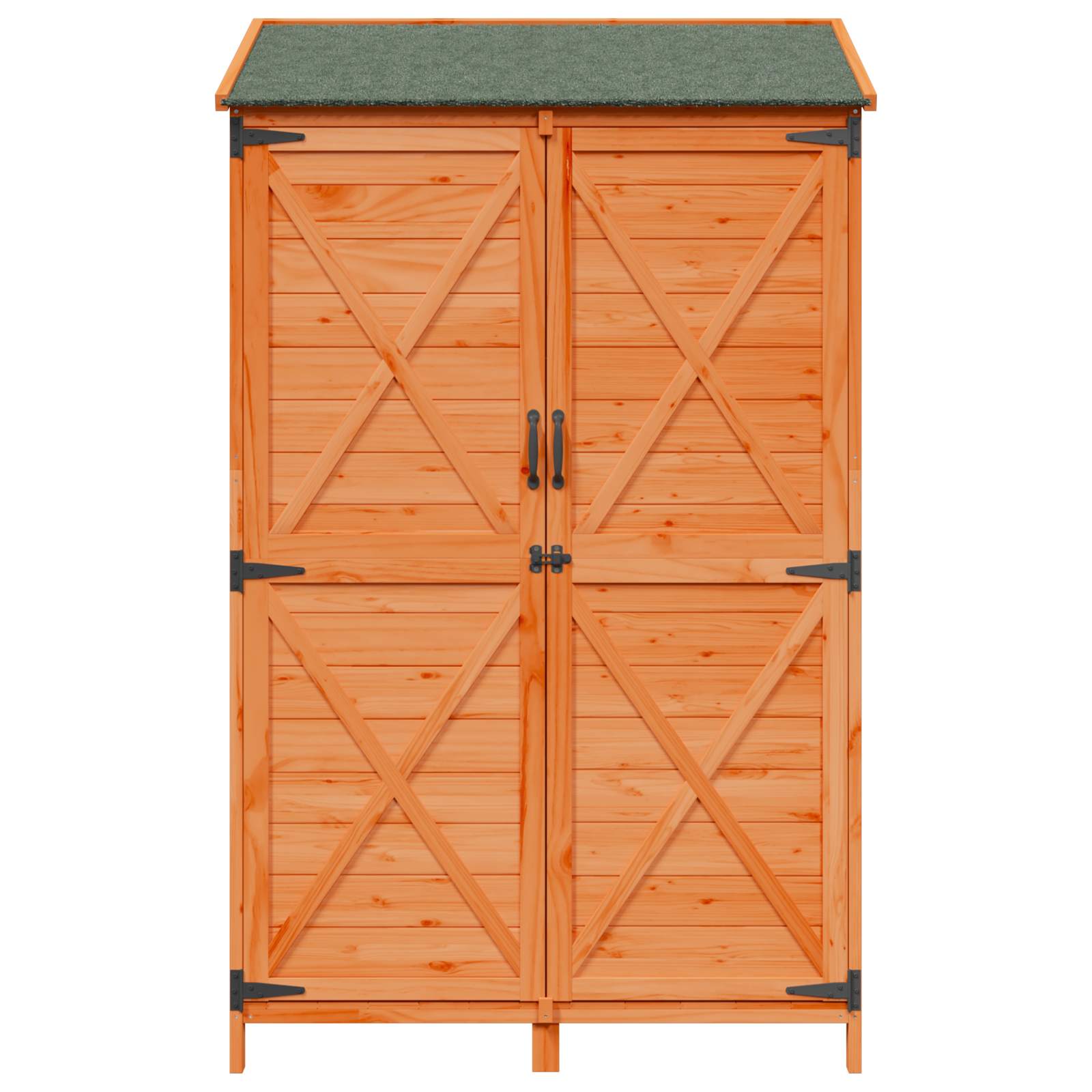 Gartenschuppen Braun 106 x 56 x 176,5 cm Massivholz aus Fichte