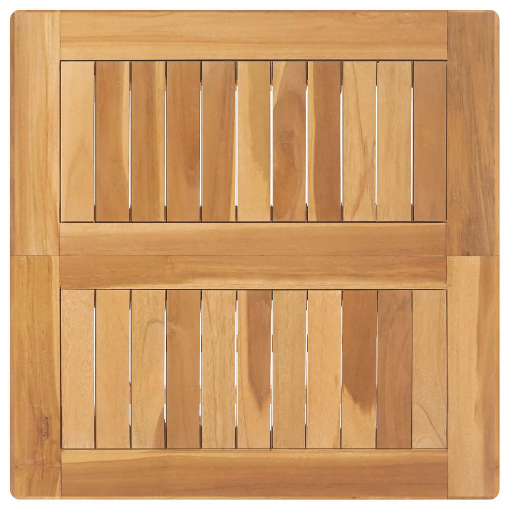 Outdoor Bar Set 3 pcs Unbehandelt Massivholz Teak