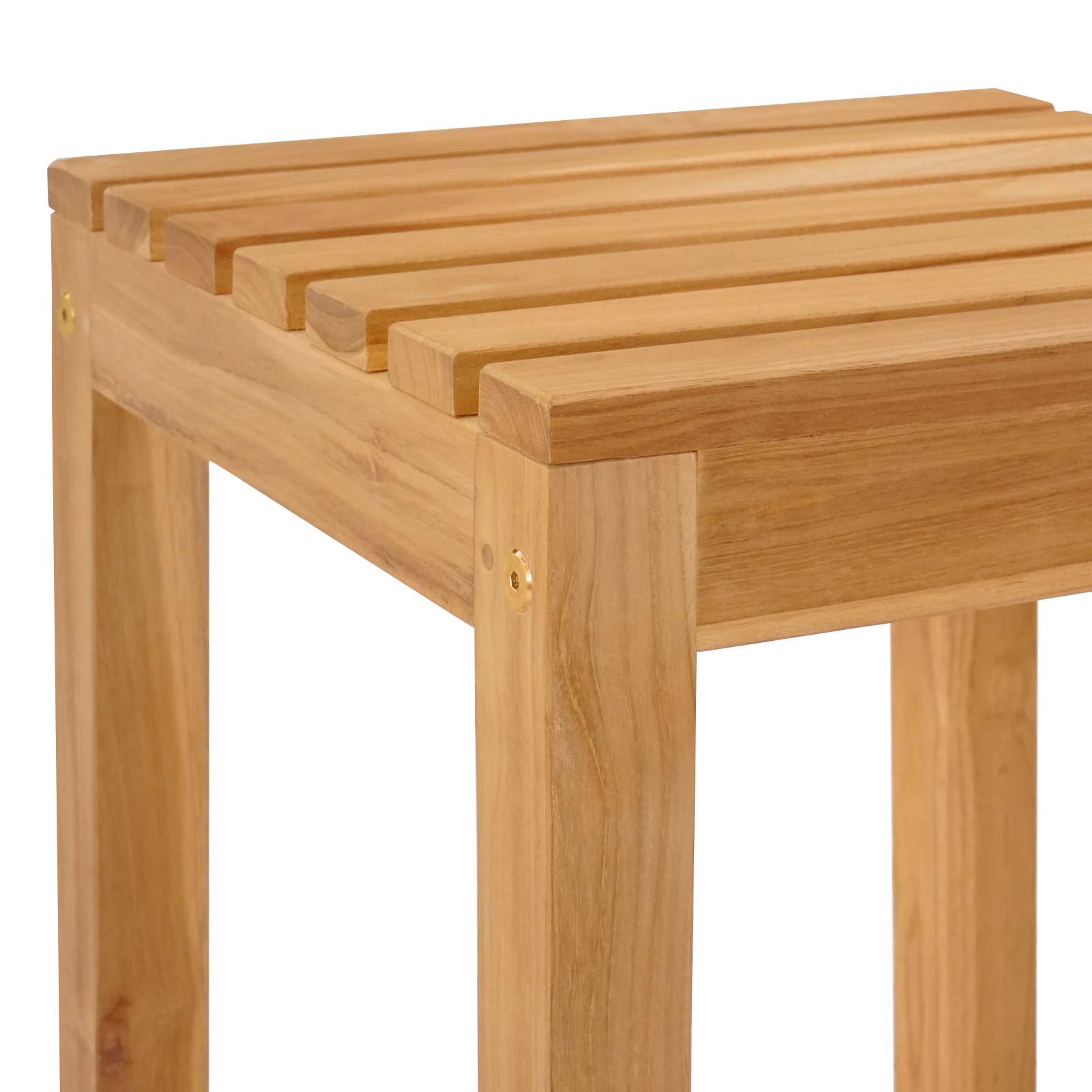 Outdoor Bar Set 5 pcs Unbehandelt Massivholz Teak