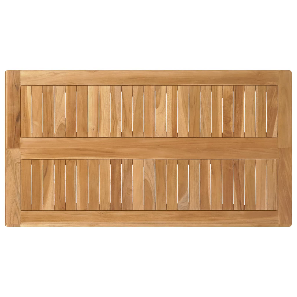 Outdoor Bar Set 5 pcs Unbehandelt Massivholz Teak
