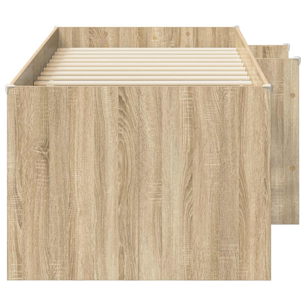 Hochbett für Kinder 2 pcs Sonoma-Eiche 90 x 200 cm