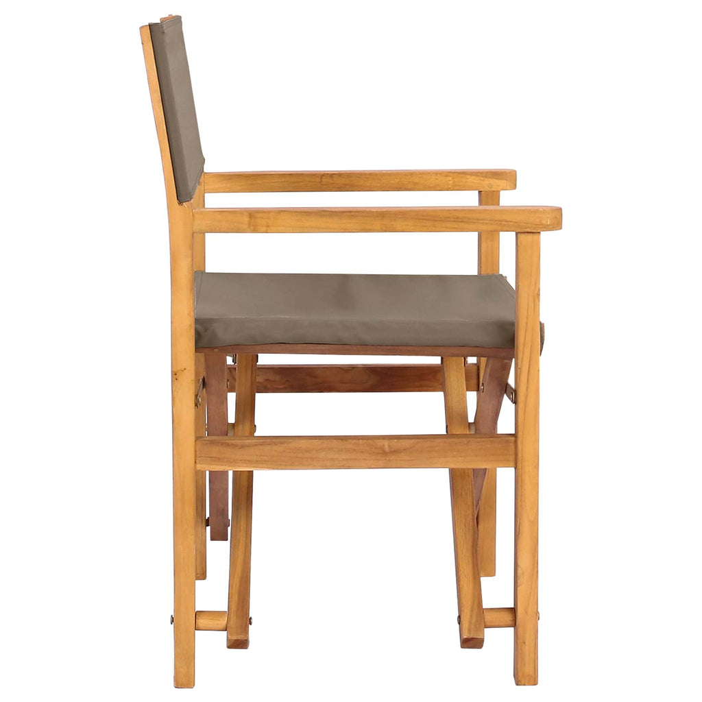 Esszimmerstuhl 56 x 54 x 87 cm 100% Polyester mit solidem Teak