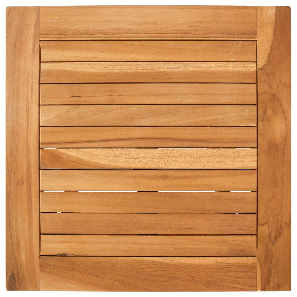 Sonnenliege 2 pcs Braun Massivholz Teak
