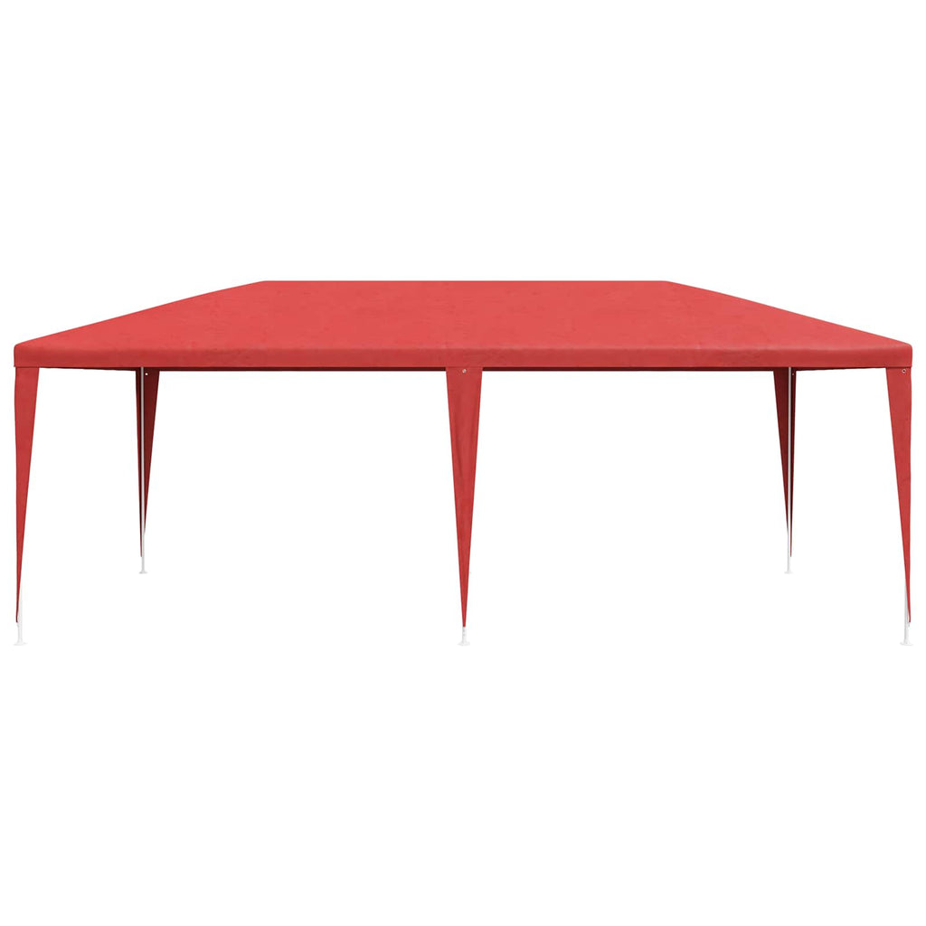 Partyzelt Rot 600 x 300 x 255 cm PE und Stahl