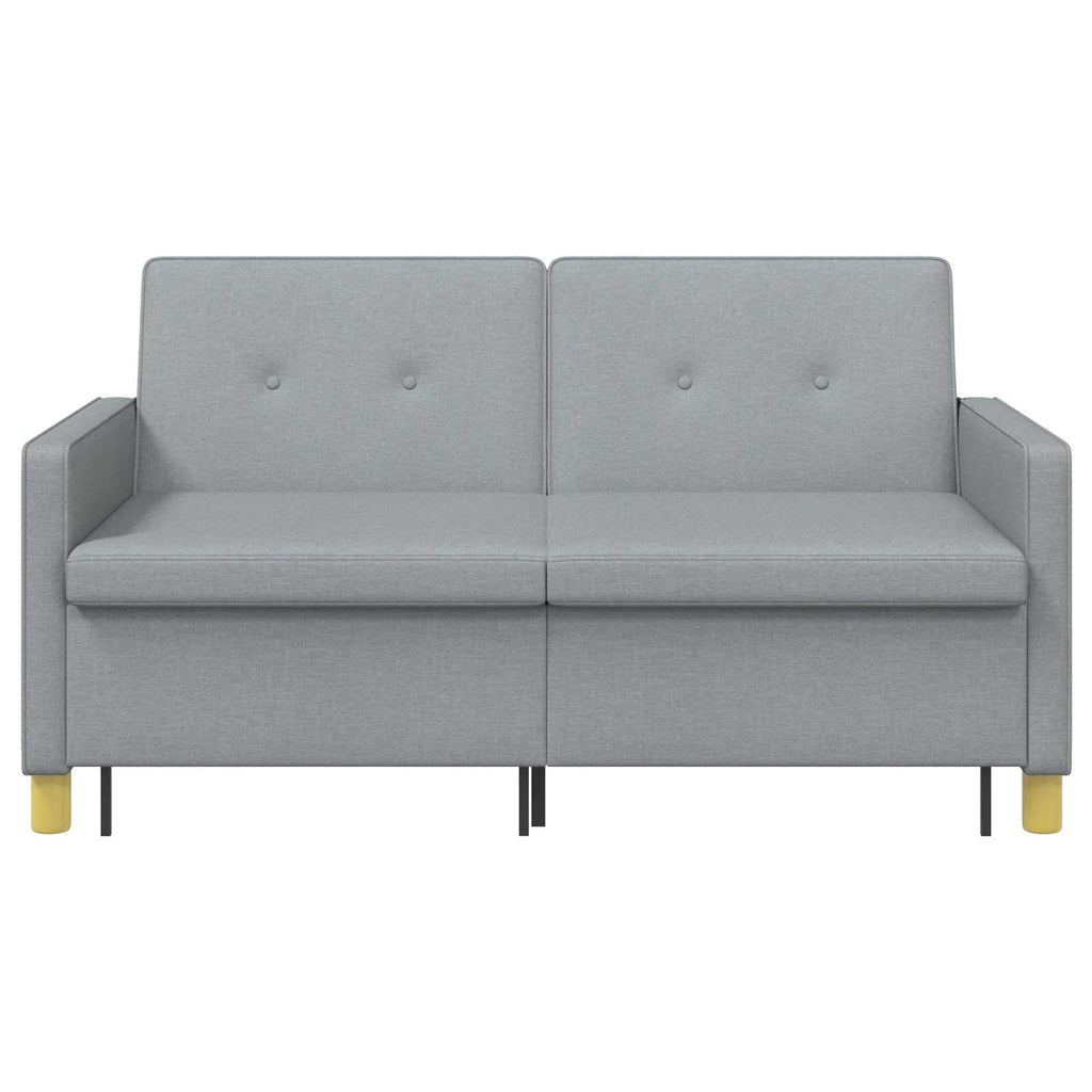Schlafsofa Ausziehbar Hellgrün Stoff