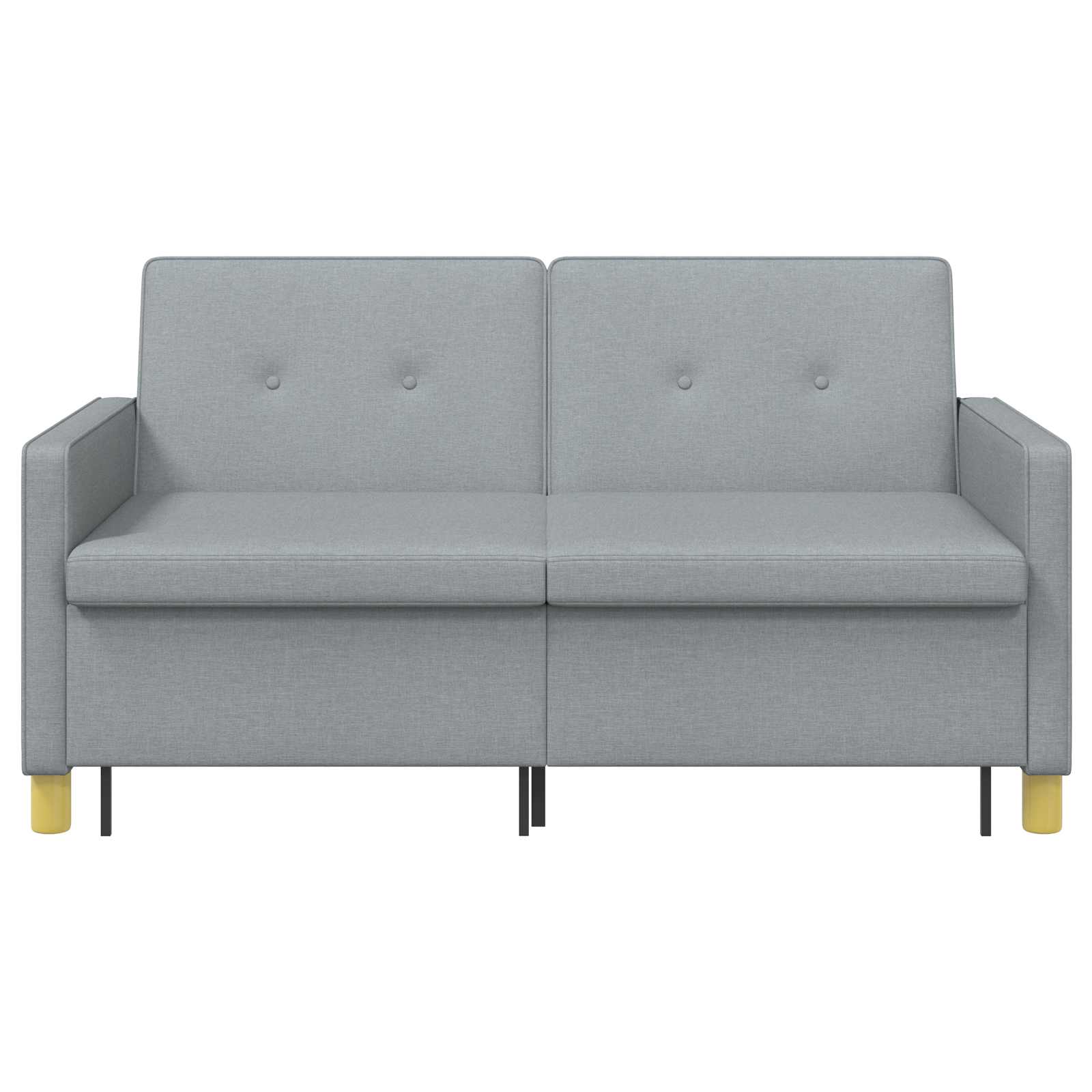 Schlafsofa Ausziehbar Hellgrün Stoff