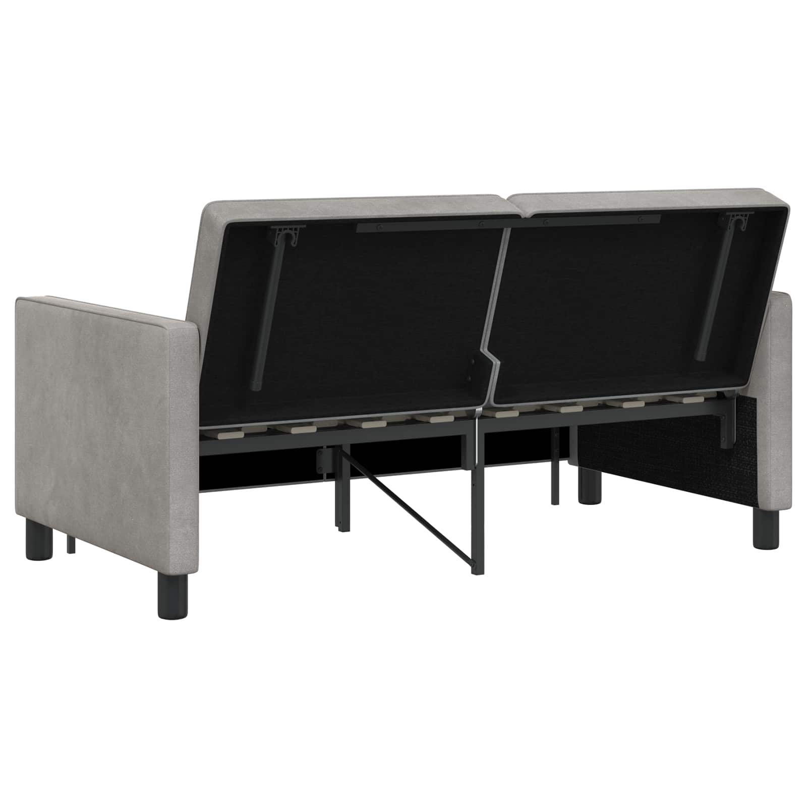 Schlafsofa Hellgrün Stoff