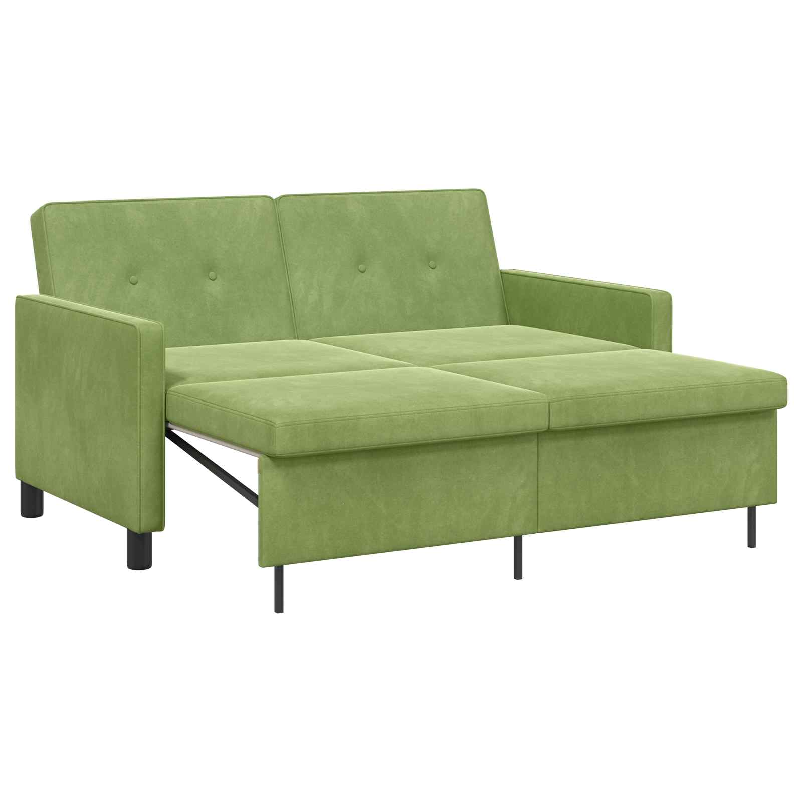 Schlafsofa Hellgrün Stoff