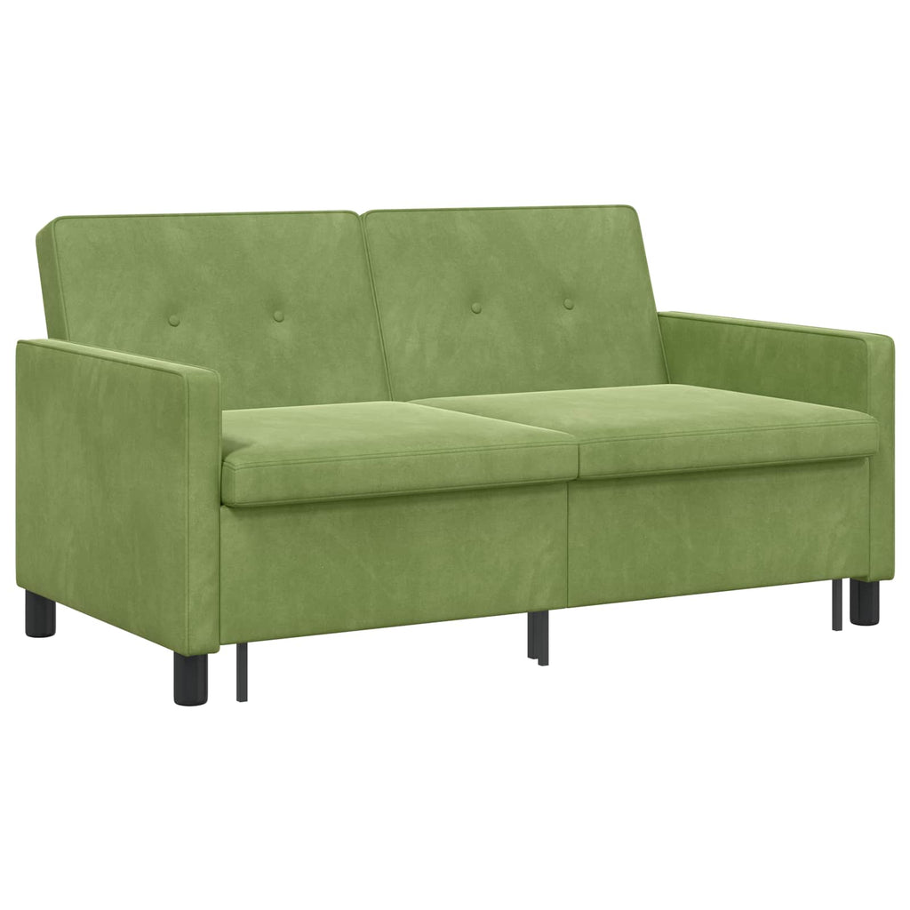 Schlafsofa Hellgrün Stoff