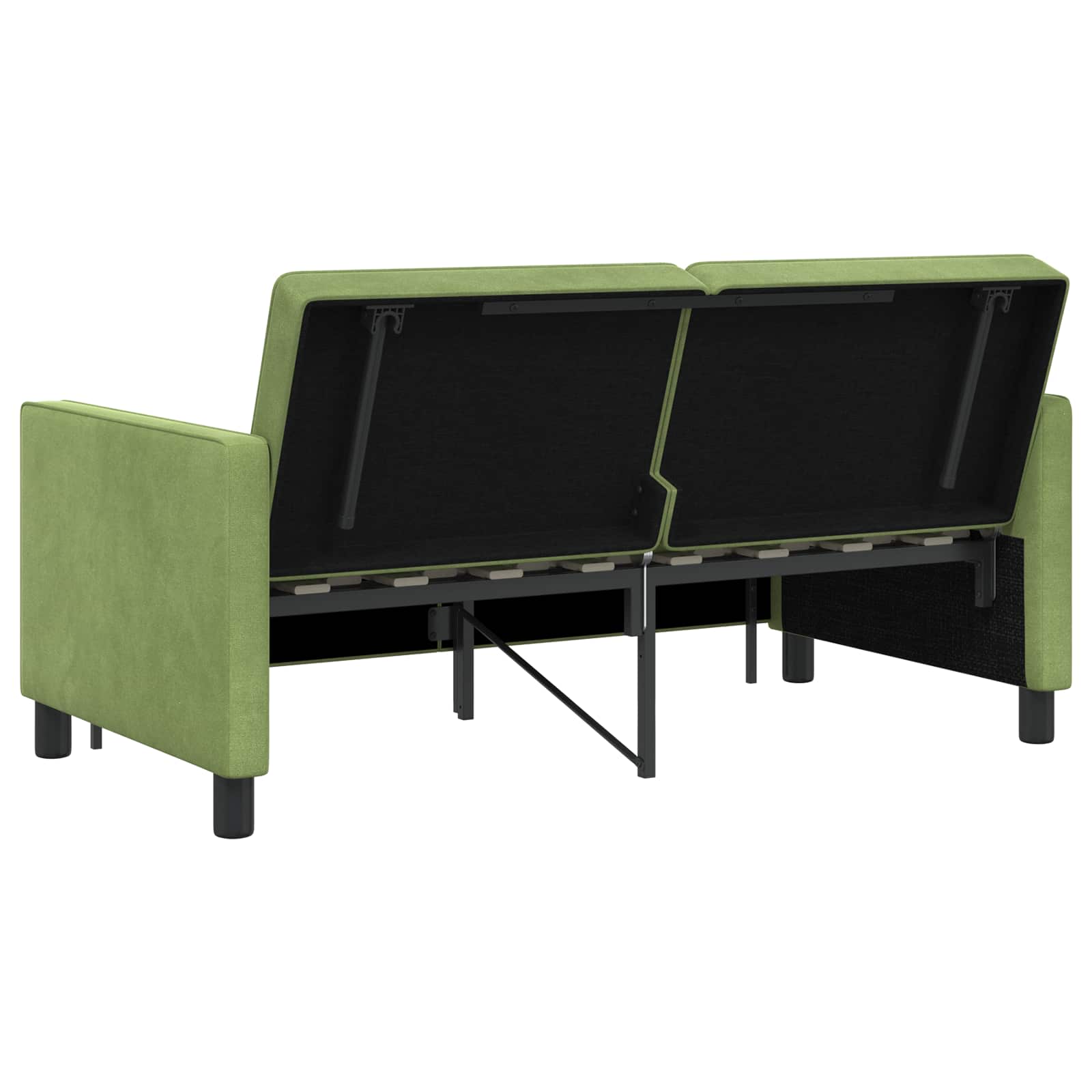 Schlafsofa Hellgrün Stoff