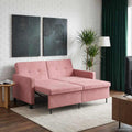 Schlafsofa Rosa Stoff