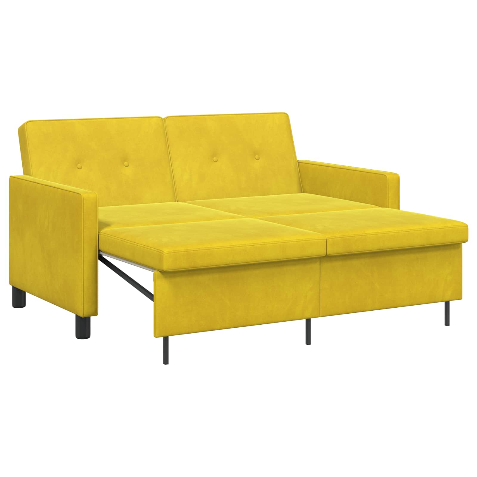 Schlafsofa Gelb Stoff