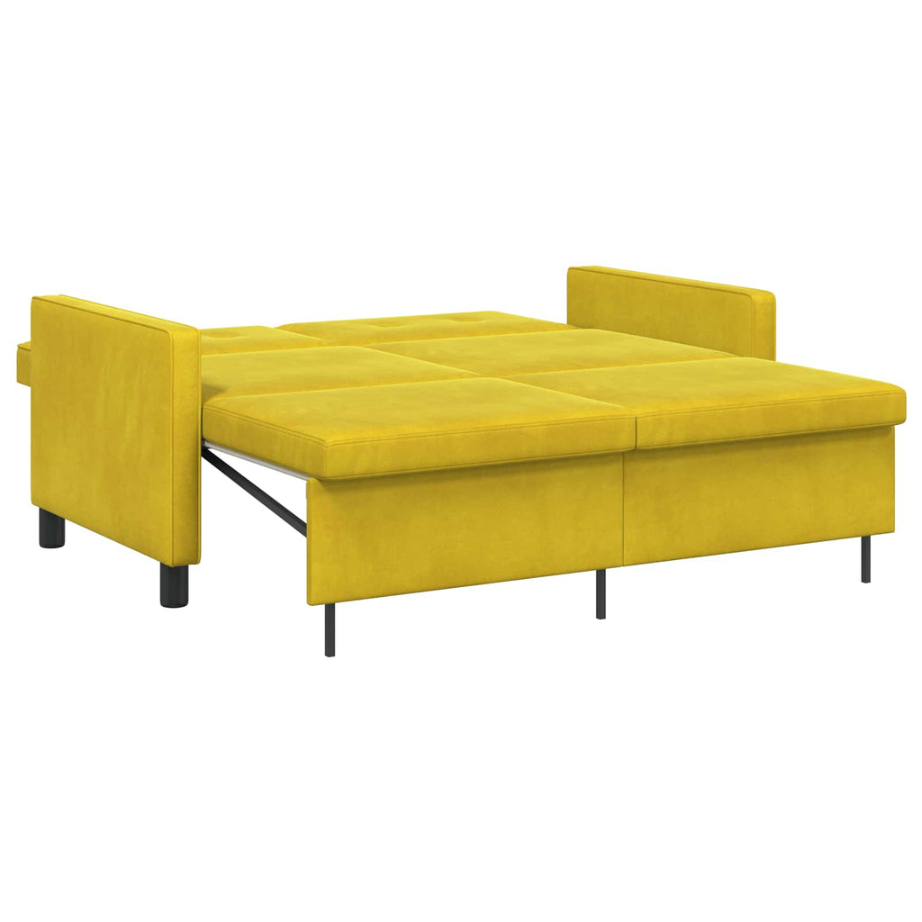 Schlafsofa Gelb Stoff