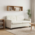 Schlafsofa Creme Stoff